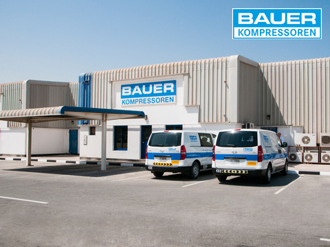 Bâtiment de l'entreprise BAUER au Moyen-Orient