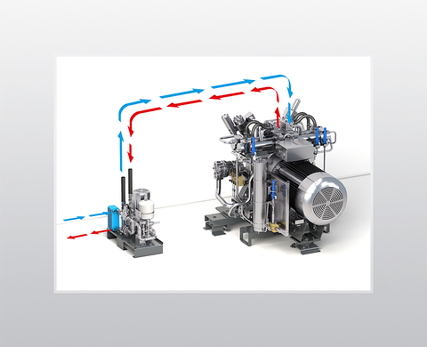 Plate heat exchanger set